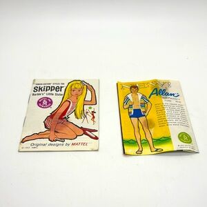 Barbie VTG Skipper Allan Fashion Ad booklets 1963.